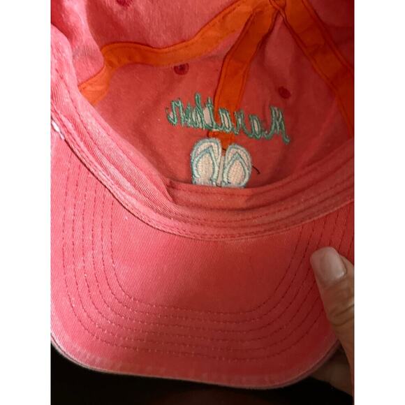 Kaufman Women's Pink 100% Cotton Marathon Adjustable Strap Baseball Hat - Picture 6 of 6